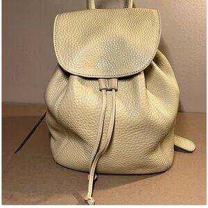 Coach Tan Leather Backpack